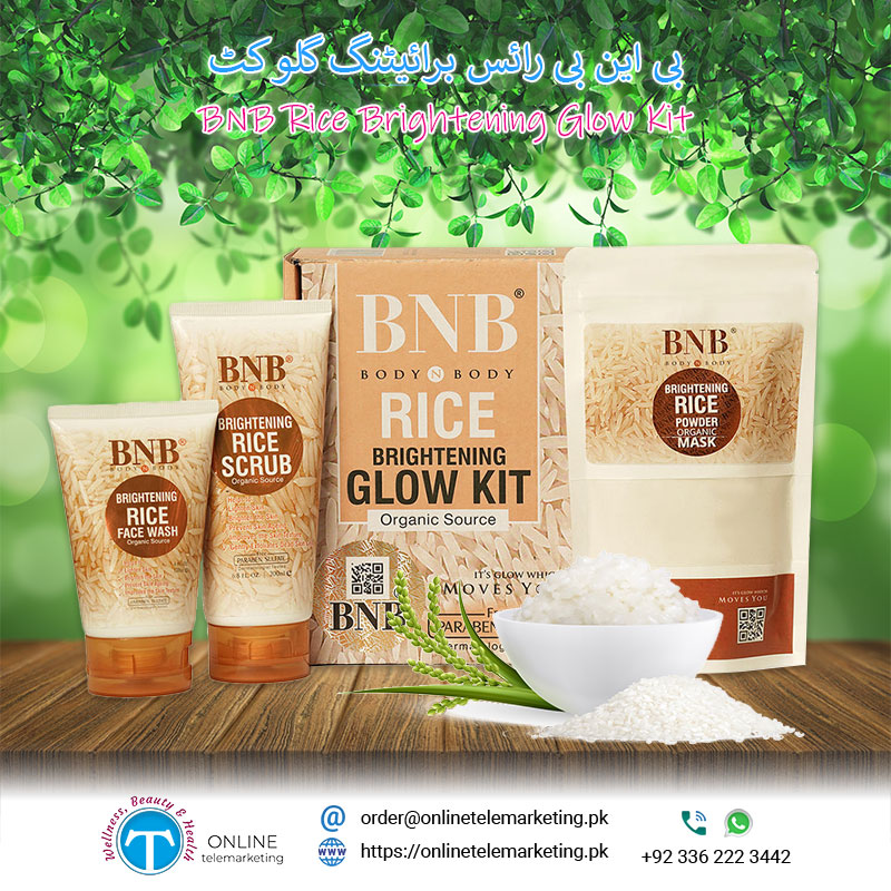 BNB Rice Brightening Glow Kit