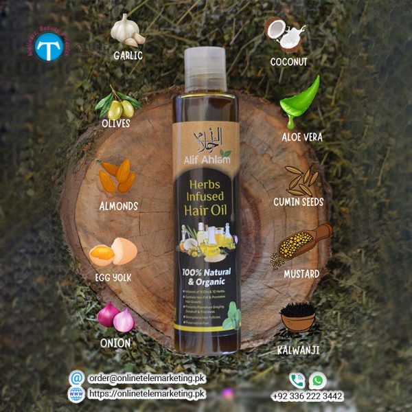 Alif Ahlam Herbs Infused Hair Oil