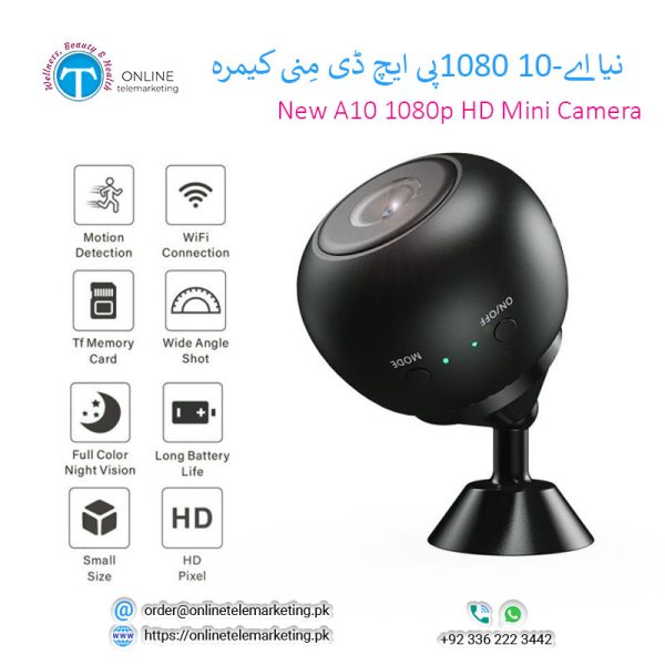 New A10 1080p HD 2MP WiFi Mini Camera