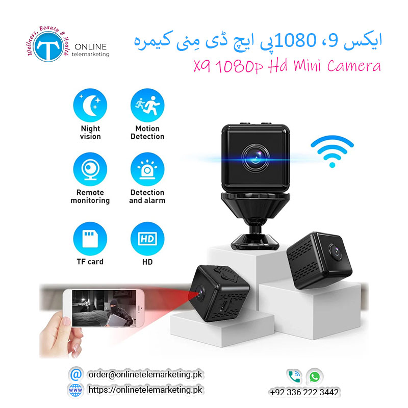 X9 1080p Hd 2mp Magnetic Wifi Mini Camera FtyCamPro App