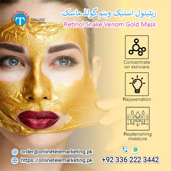 Retinol Snake Venom Gold Mask