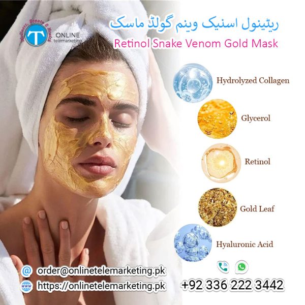 Retinol Snake Venom Gold Mask